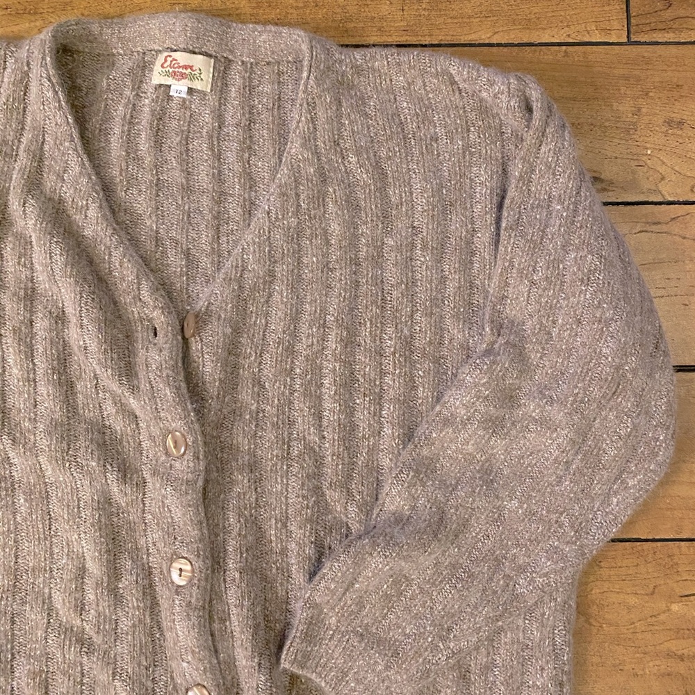 Vintage Oatmeal Cardigan